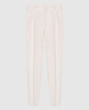 Brunello Cucinelli Beige linen pants MH253S2440