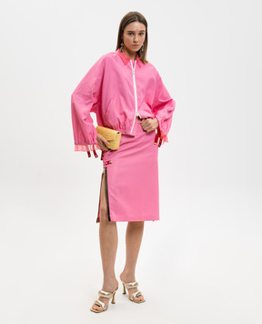 Fendi Pink midi skirt FQ7723AW9B