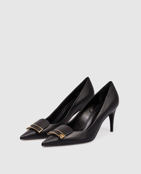 Sergio Rossi Black leather shoes Sr Evolv B14490MMVN13