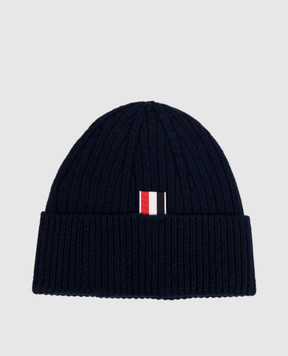 Thom Browne Blue cashmere hat MKH009A00011