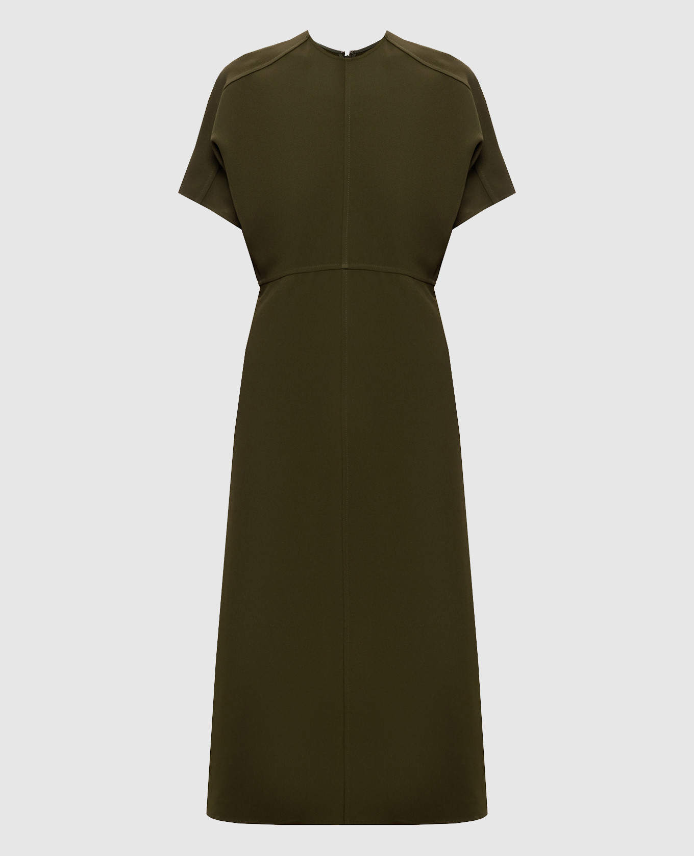 Eleanor green dress Victoria Beckham