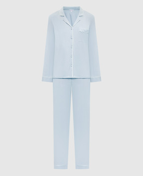 Dore & Rose Blue pajamas with edging TENCELPJSET