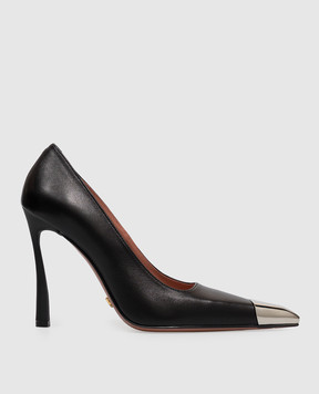 Babe Pay Pls Black leather shoes 218156KO