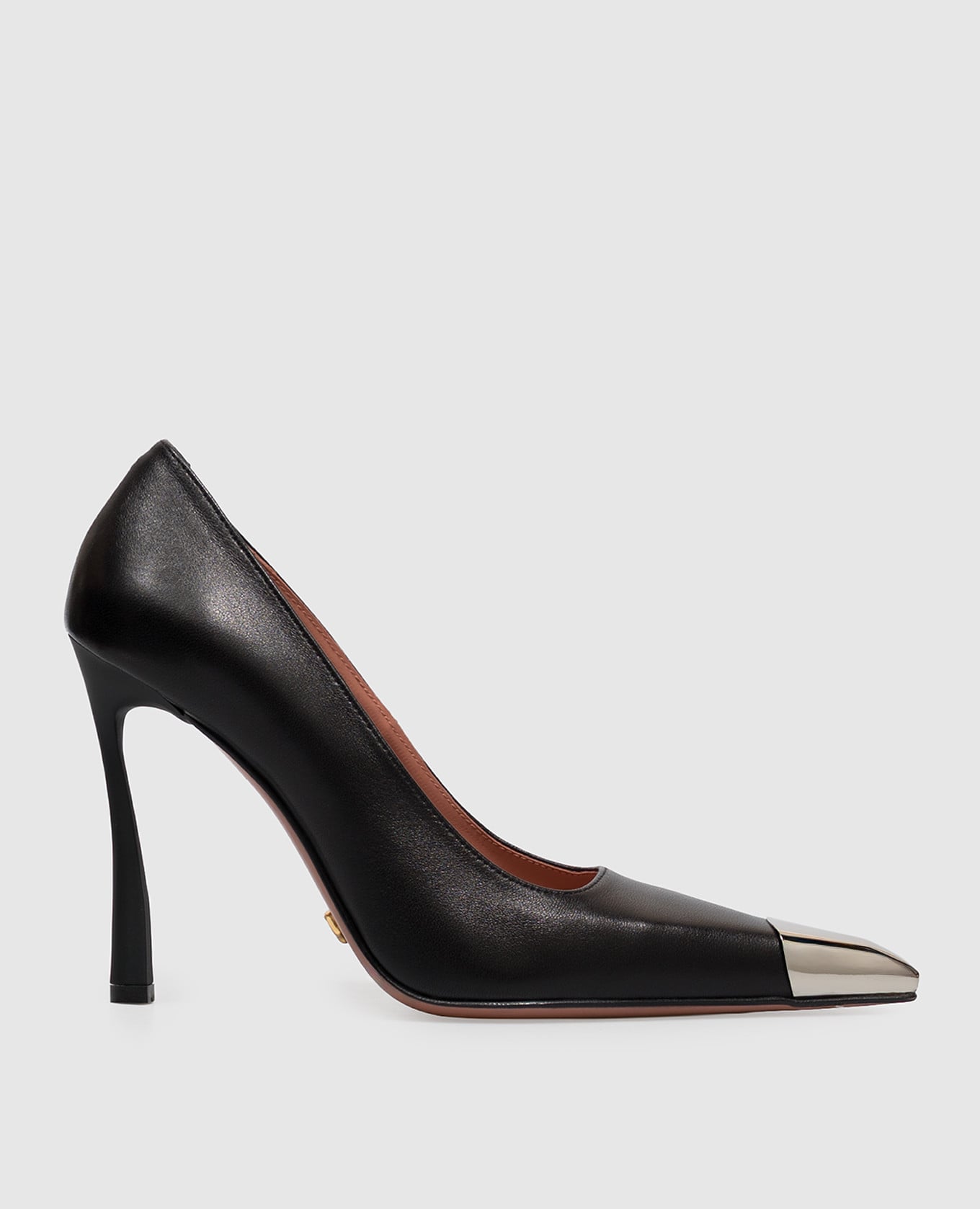 Black leather shoes