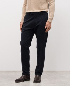 Tom Ford Blue pants with logo SHL042FMC276