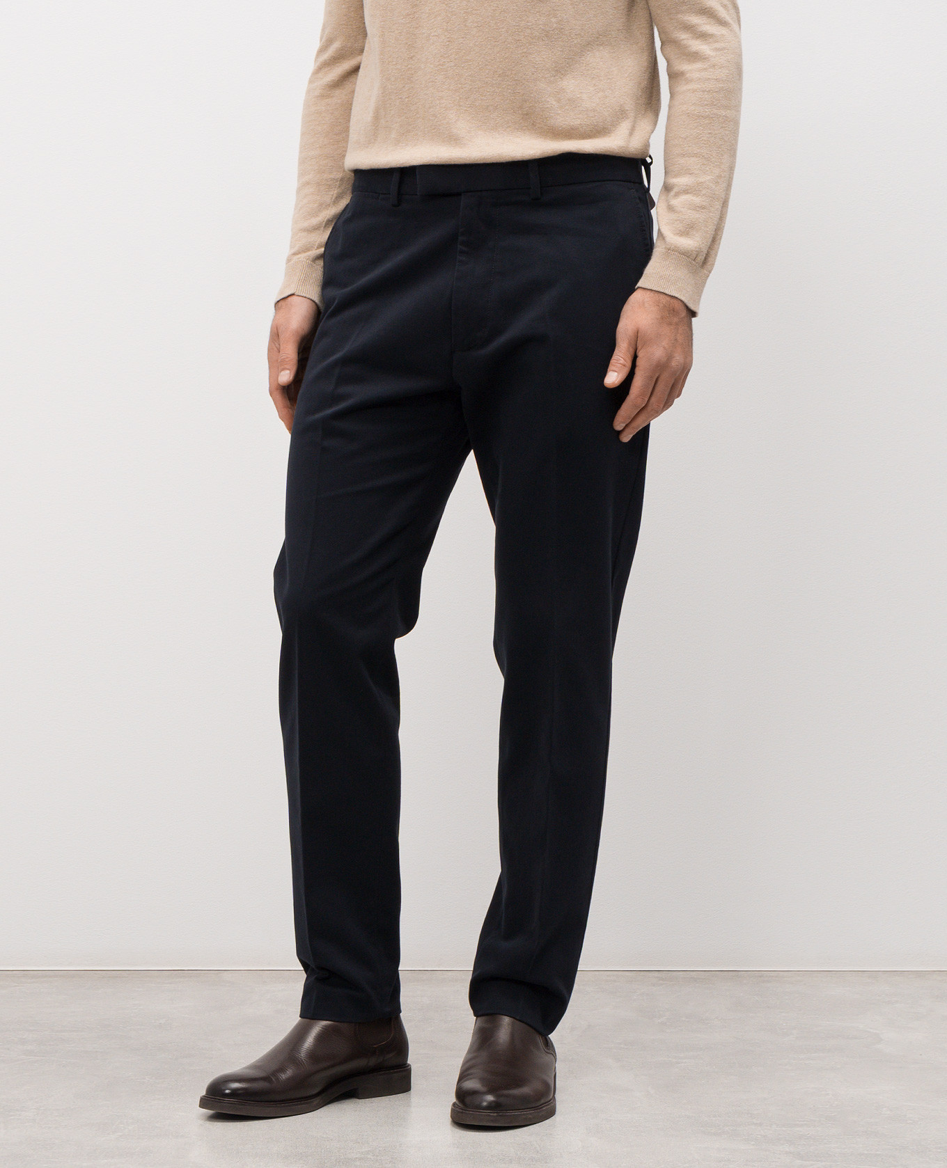

Blue pants with logo Tom Ford