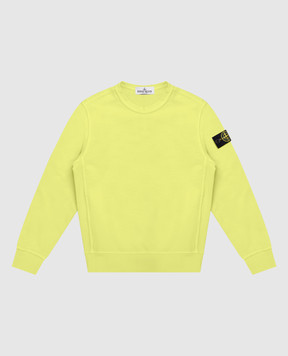 Stone Island Children's green sweatshirt with logo L1S166100005S004014