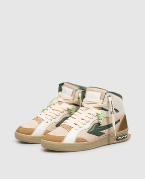 Off-White Beige combination high-tops End Of Play OF05796021