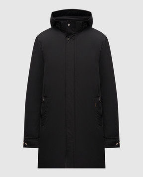 MooRER Black down jacket VERMONT VERMONTADS