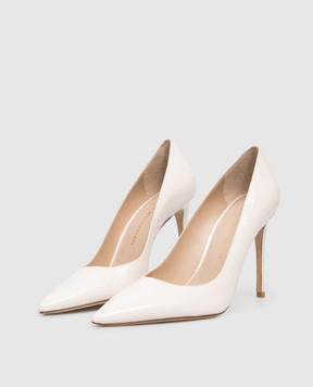 Stuart Weitzman Stuart white patent leather shoes SJ956