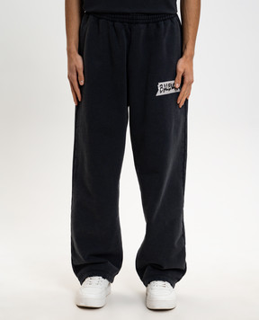 Balenciaga Black Masking Tape Sweatpants 846917TTVL8
