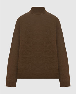 Simkhai Aaliyah brown wool turtleneck 5262188K