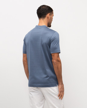 Canali Blue T-shirt MJ00002T0922