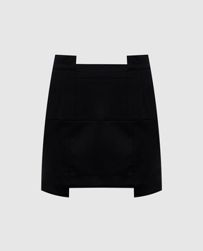 Vetements Black wool mini skirt WE76TK359B