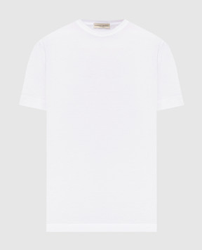 Cashmere&Whiskey White cotton T-shirt 51502