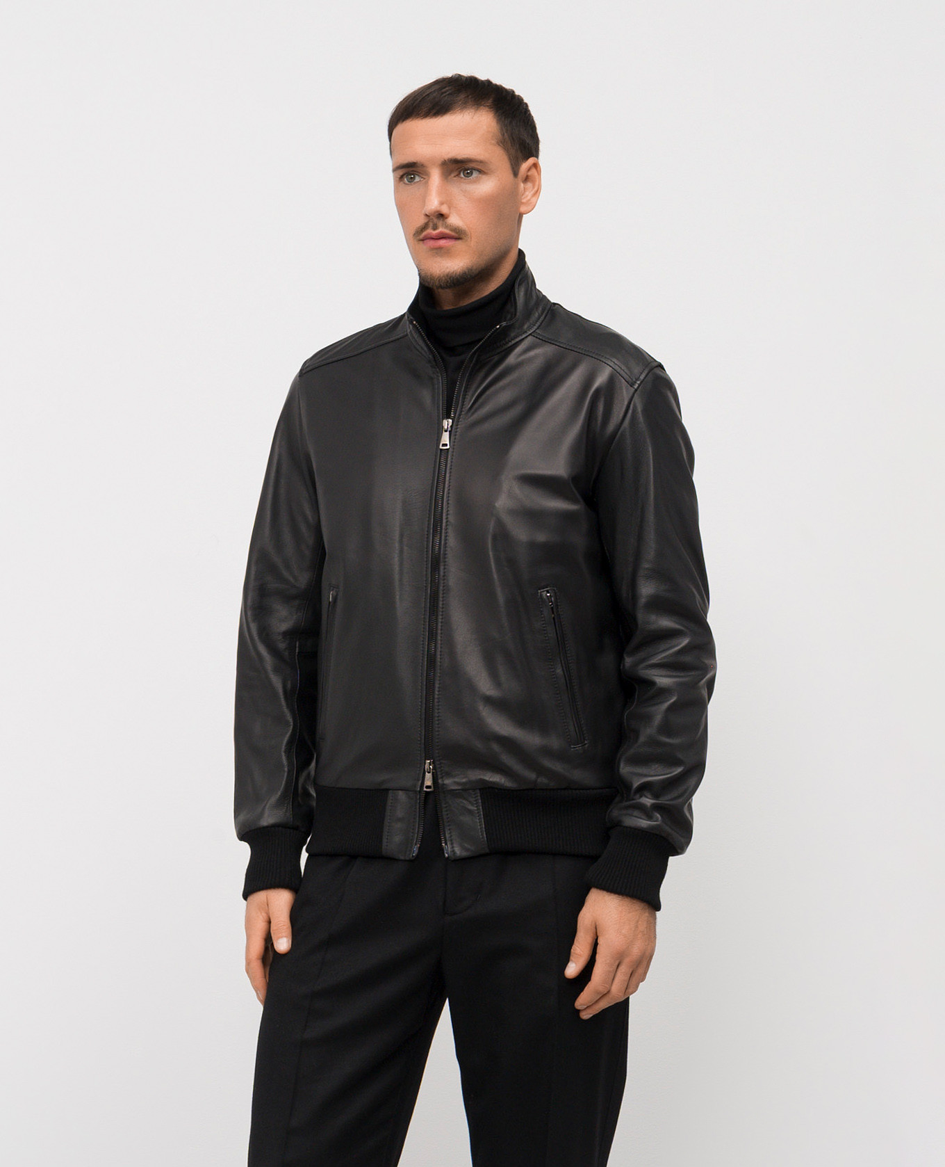 Black leather jacket Cashmere&Whiskey 3