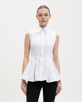 Max Mara Sportmax White CERTOSA sleeveless shirt SPXCERTOSA