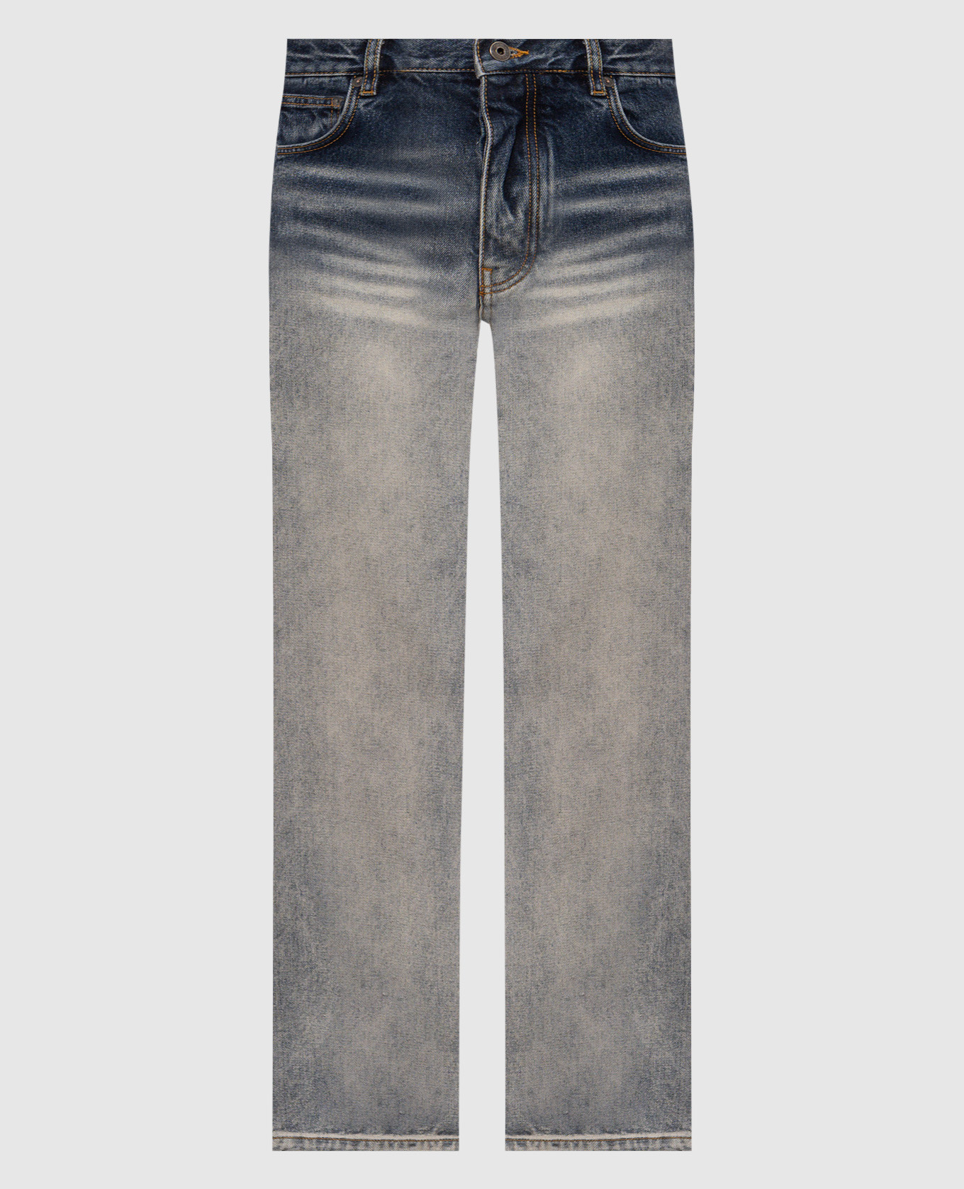 Blue jeans with print Off-White