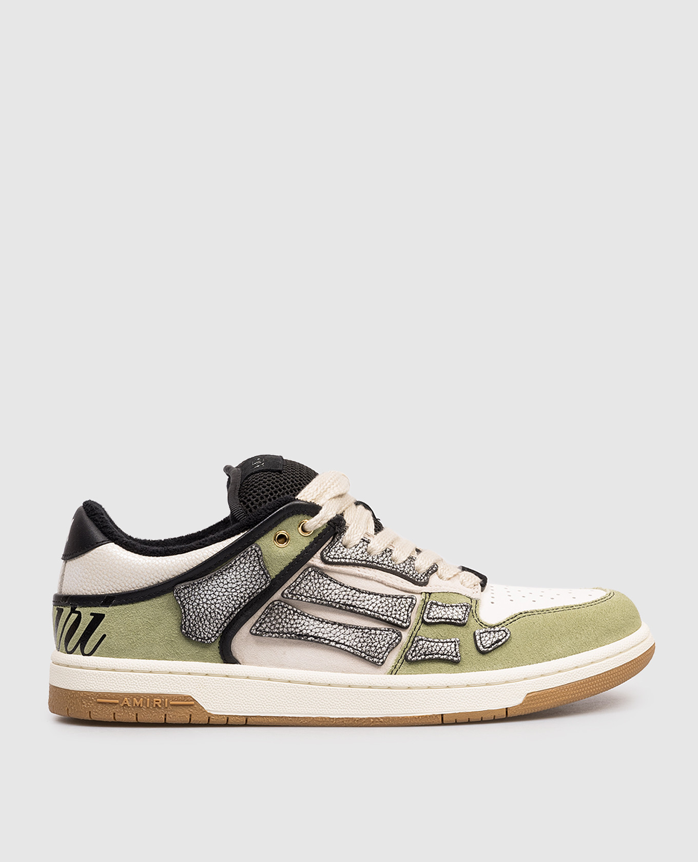 XL SKEL leather sneakers with logo print