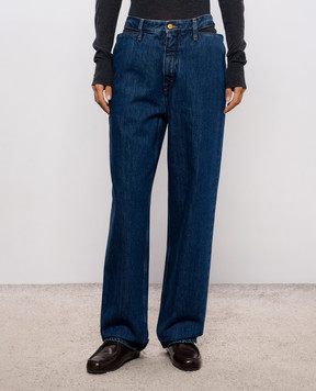 Jil Sander Blue jeans with figure-hugging cutouts J03KA0362J45324