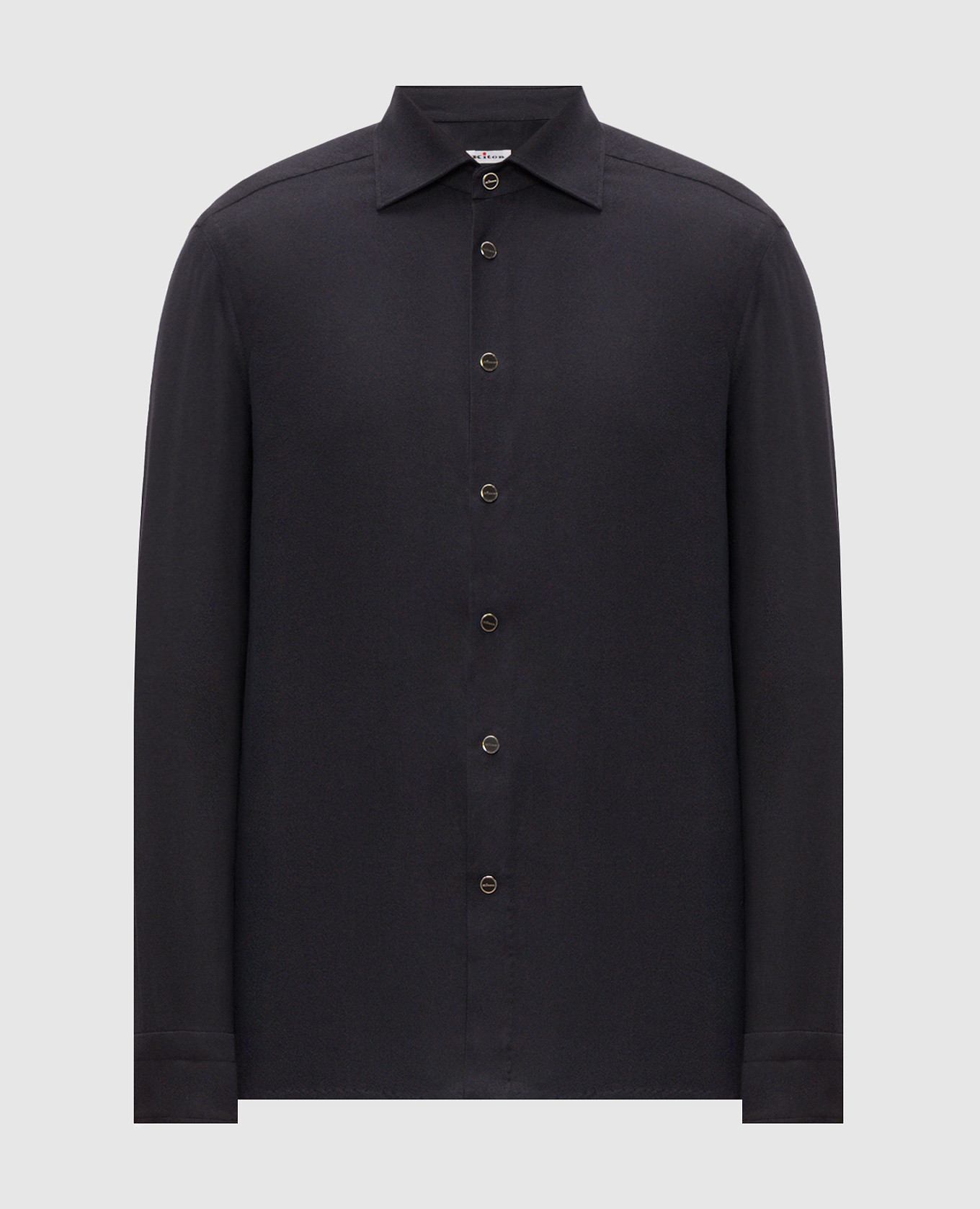 Navy blue shirt Kiton