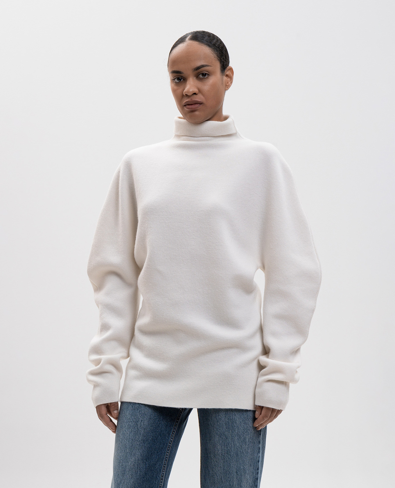 Ivory wool sweater Magda Butrym 3