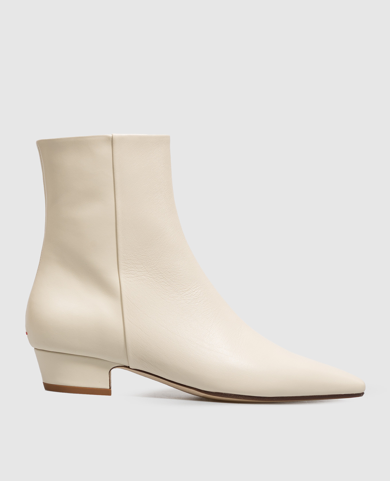 Beige leather ankle boots Lilia Aeyde