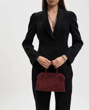 Babe Pay Pls Burgundy suede bag 6244