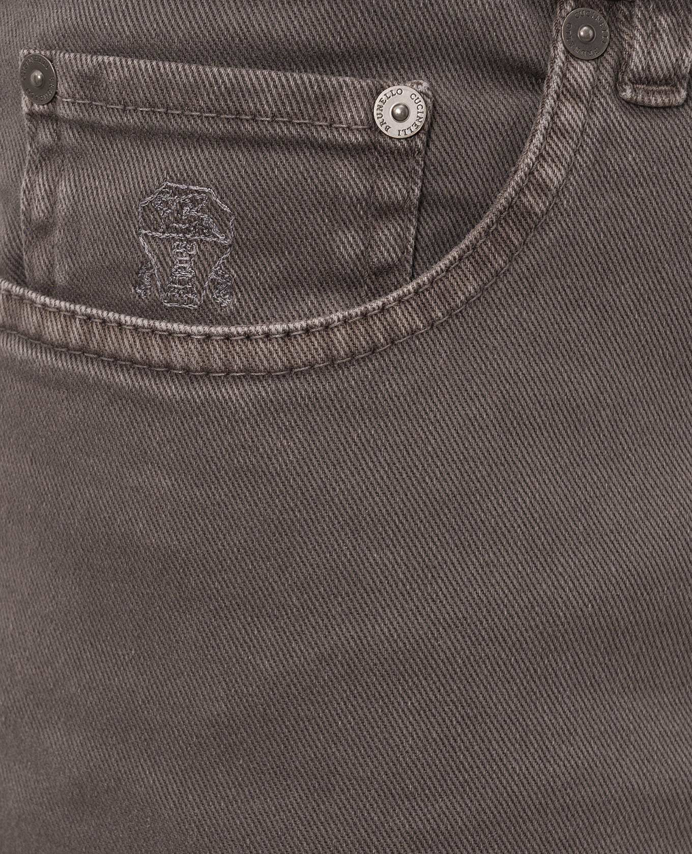 Gray jeans Brunello Cucinelli 5