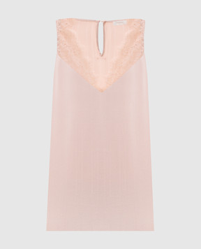 Twinset Pink top with lace 262TP2124