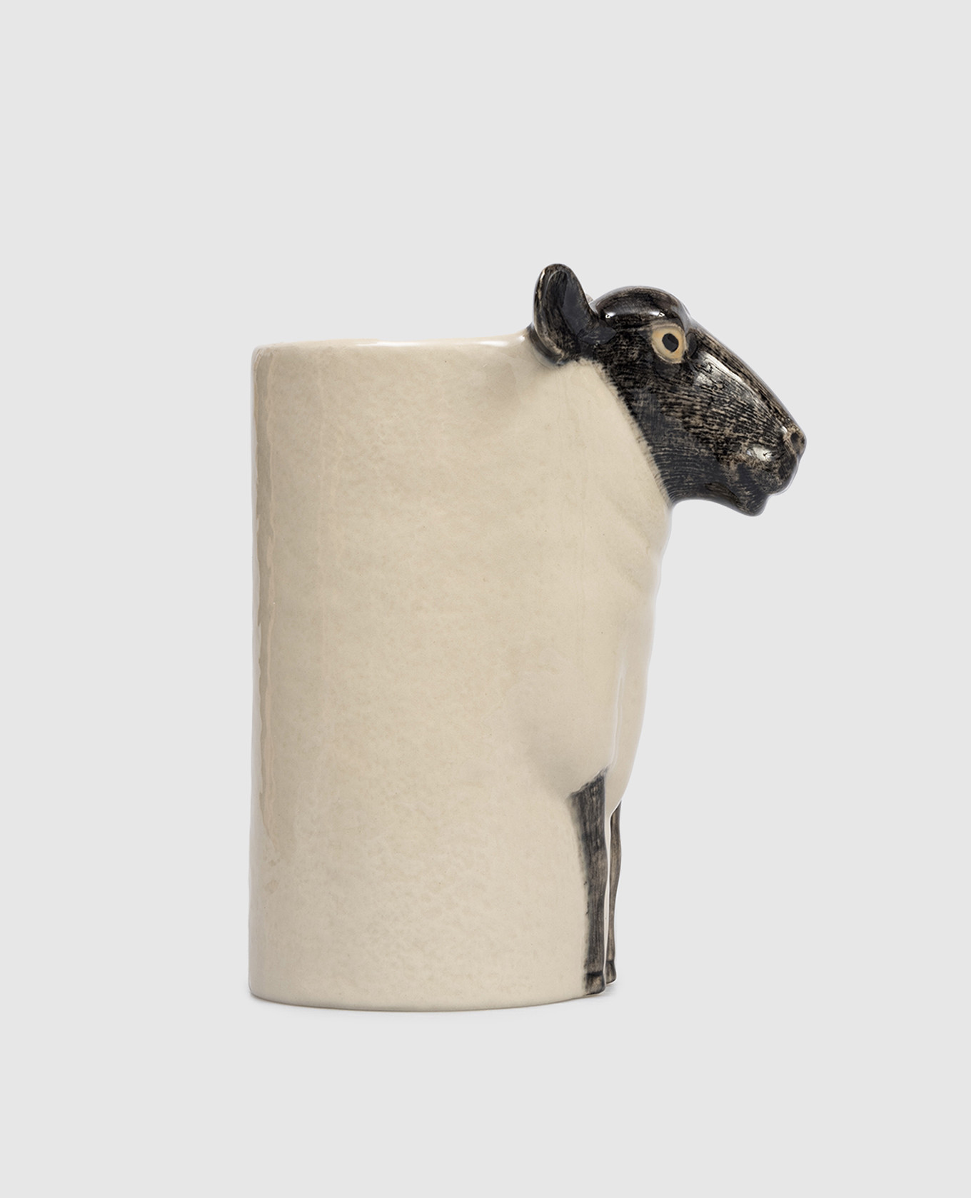 

Sheep Suffolk Utensil Stand Quail Ceramics, Beige