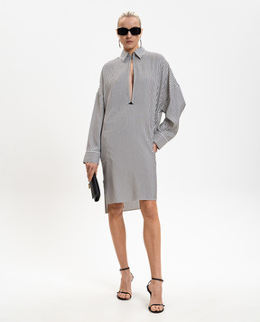 Tom Ford White striped shirt dress AB3632FAX1712
