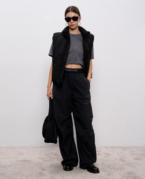 Alexander Wang Black pants with logo 1WC4254924