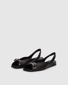 Premiata Black leather sandals M7331GOTEBORG