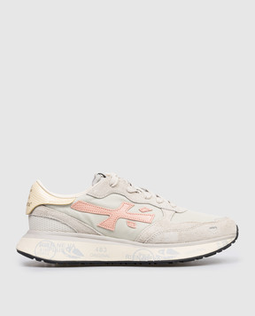 Premiata Lauryn green combination sneakers LAURYN8184