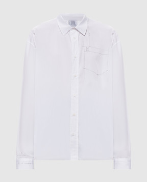 Vetements White shirt with graphic print MH27SH046W