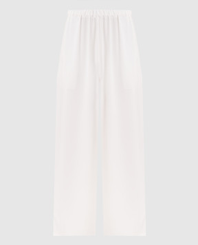 Sofie D`Hoore Pavon white silk pants PAVONSIRC