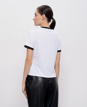 Versace White T-shirt with logo 10226561A16685