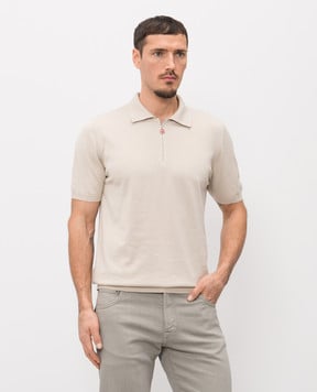 Kiton Beige polo UMKX33Z