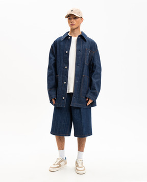 Ami Paris Blue denim jacket UJK898DE0122