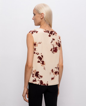 Max Mara Beige PIOGGIA silk blouse MSTPIOGGIA