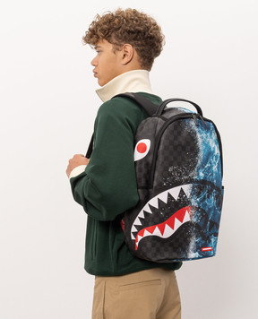 Sprayground Children's black backpack HIGH TIDE SHARKS IN PARIS 910B7621NSZ