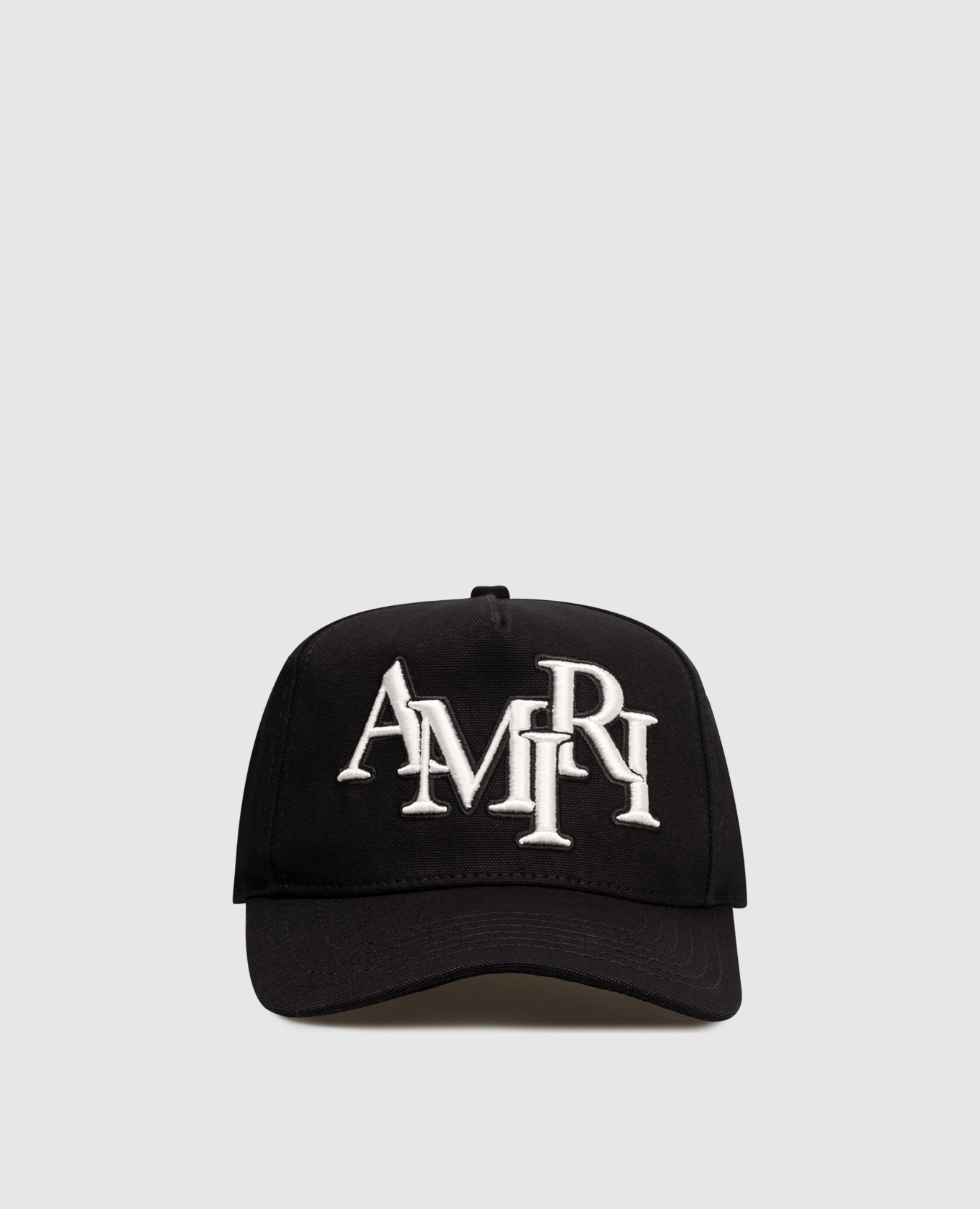 

Black cap with logo embroidery AMIRI