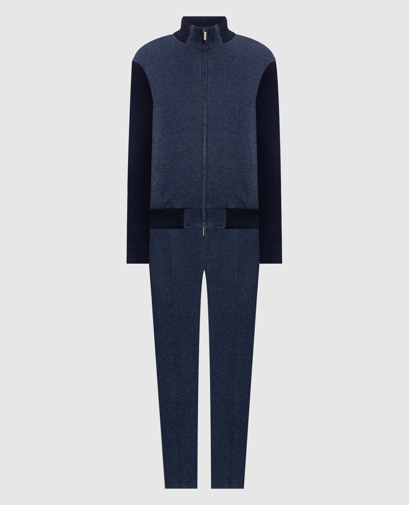 Blue tracksuit with wool