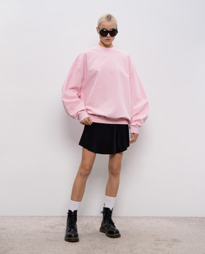 Vetements Pink Paris sweatshirt ME76CW236P