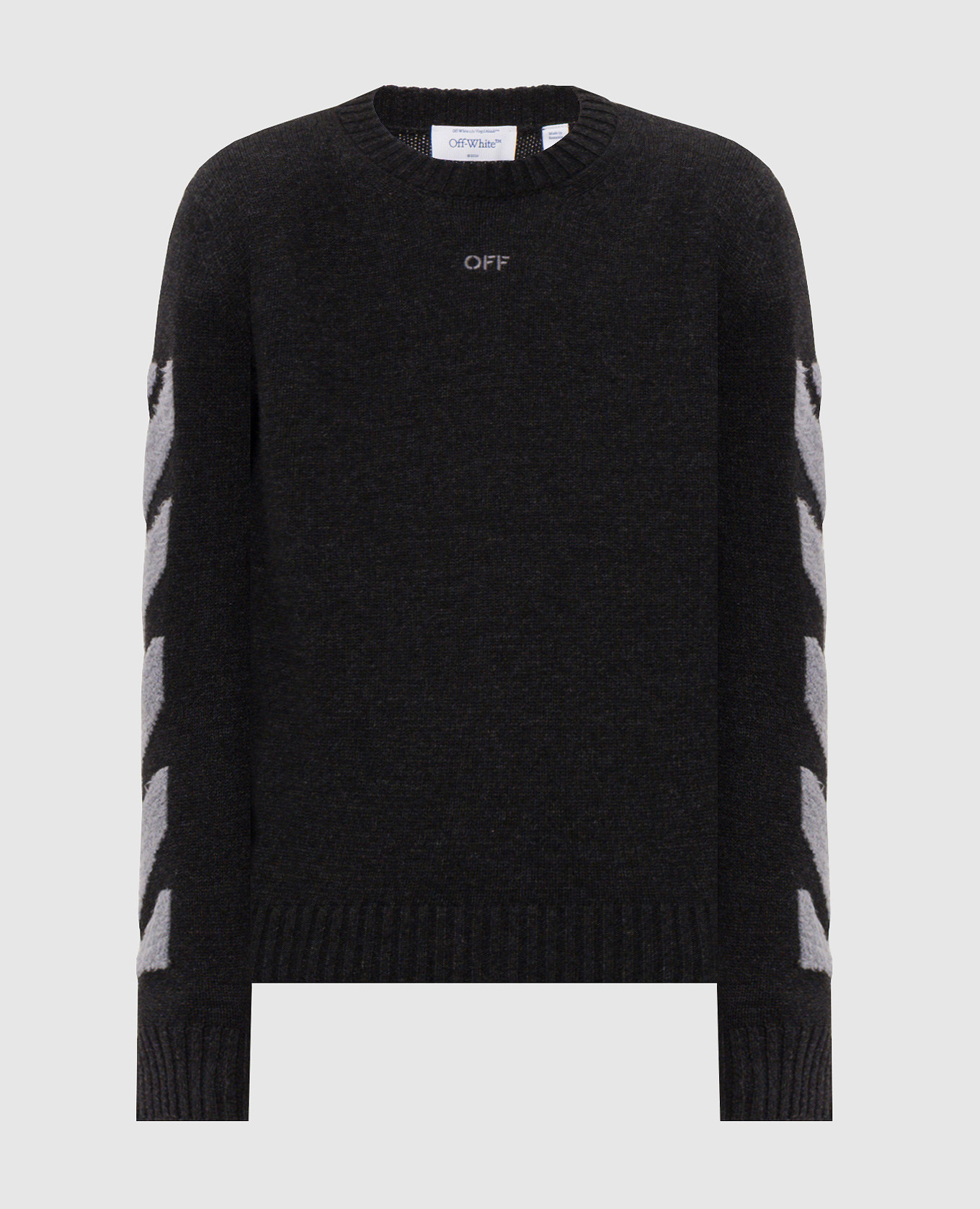 Dark gray sweater with wool