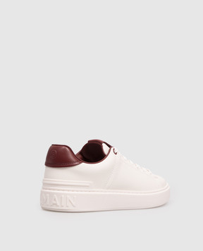 Balmain B-Court Ivory Leather Sneakers HN1VI690LVTR