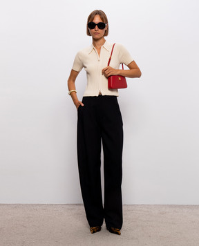 Victoria Beckham Eugenie black wool trousers 1425WTR006632C