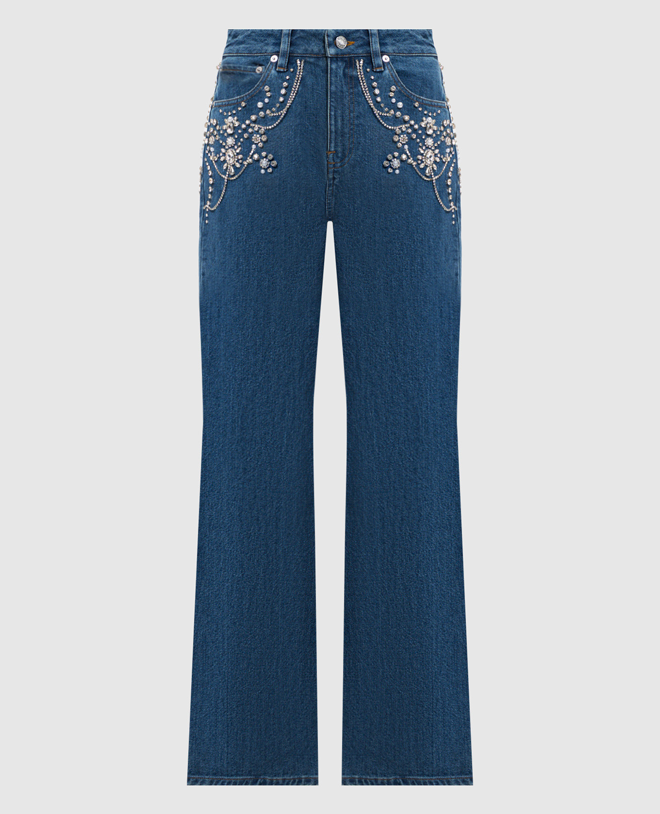 

Jude blue jeans with crystals Simkhai