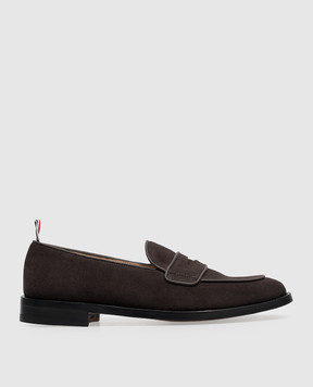Thom Browne Brown suede loafers FFF182AL0037